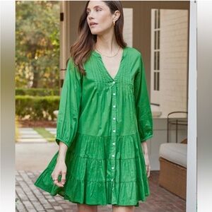 NWOT Lake Eloise Tiered Dress in Palm